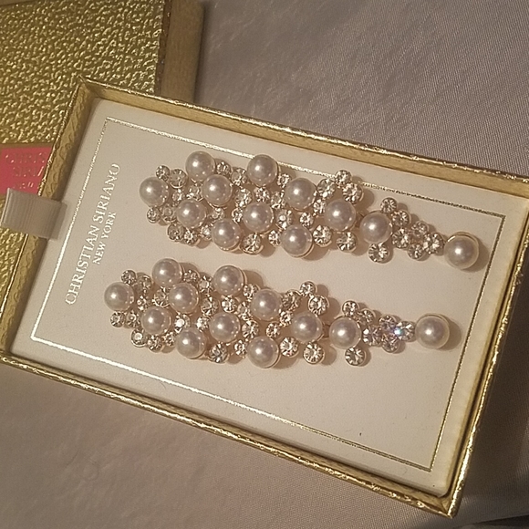 Christian Siriano Jewelry Christian Siriano Pearl Gem Dangle Nib